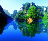 張家界旅游寶峰湖風景